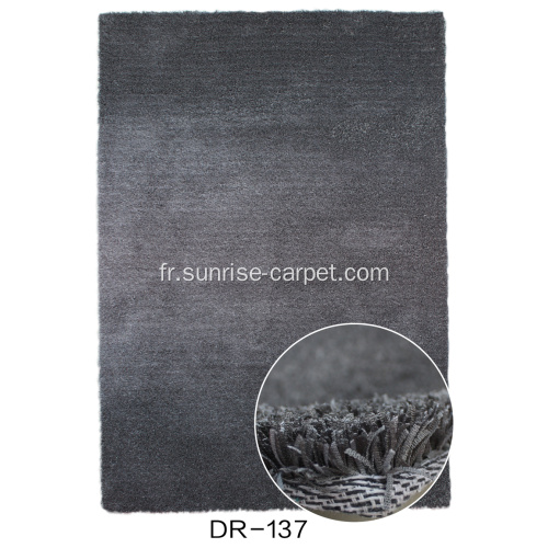 Tapis Shaggy bande polyester